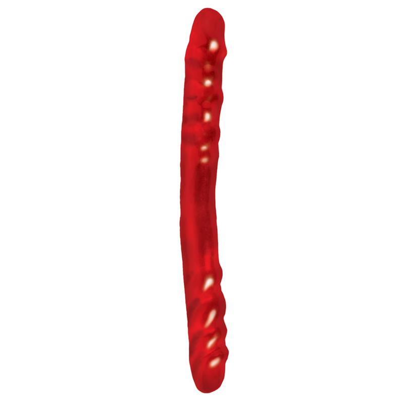 BASIX RUBBER WORKS - 30,5 CM DOUBLE DONG RED