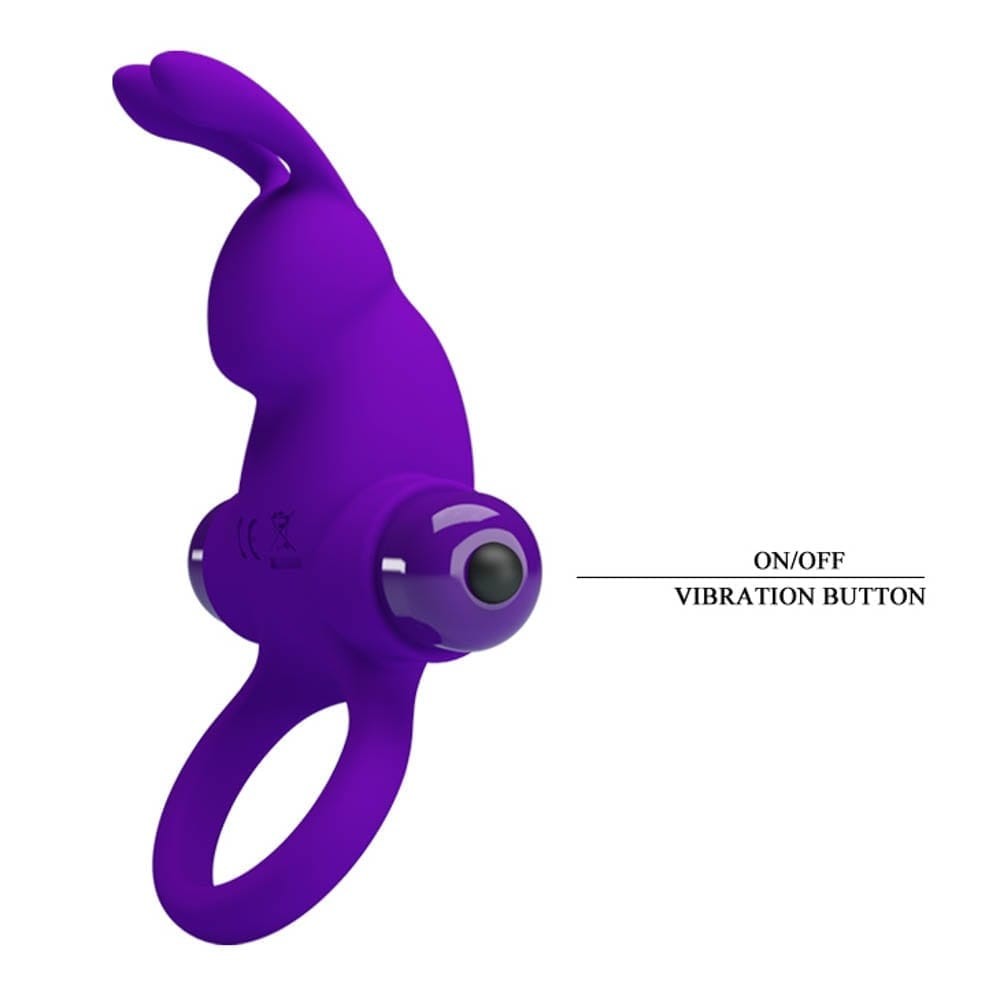 PRETTY LOVE - PRETTY LOVE VIBRANT PENIS SLEEVE 1 PURPLE