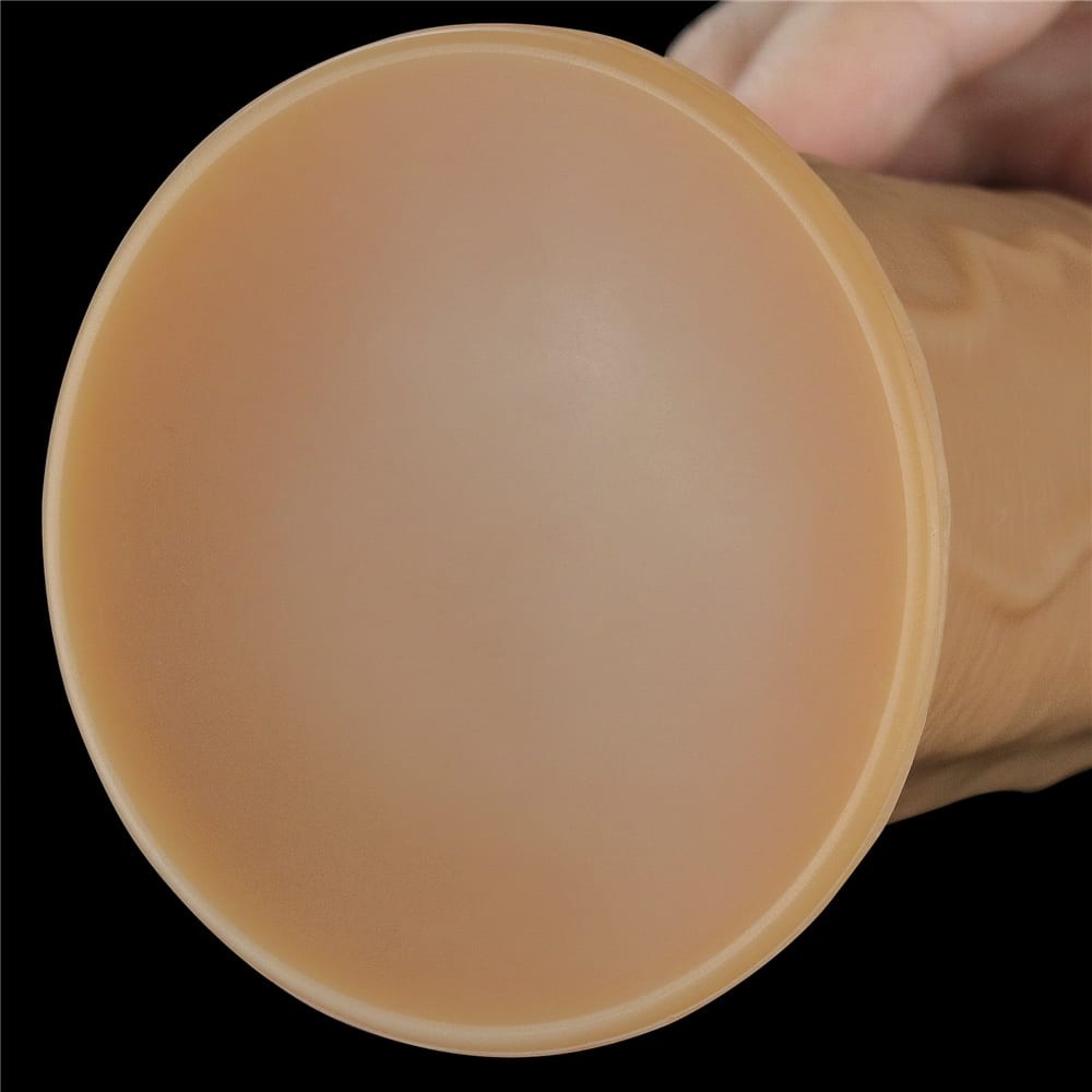 LOVETOY - 8.0'' DUAL LAYERED PLATINUM SILICONE ROTATOR