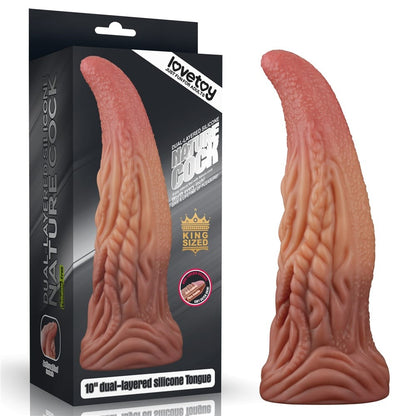 LOVETOY - 10'' DUAL LAYERED PLATINUM SILICONE TONGUE_B0O50_3