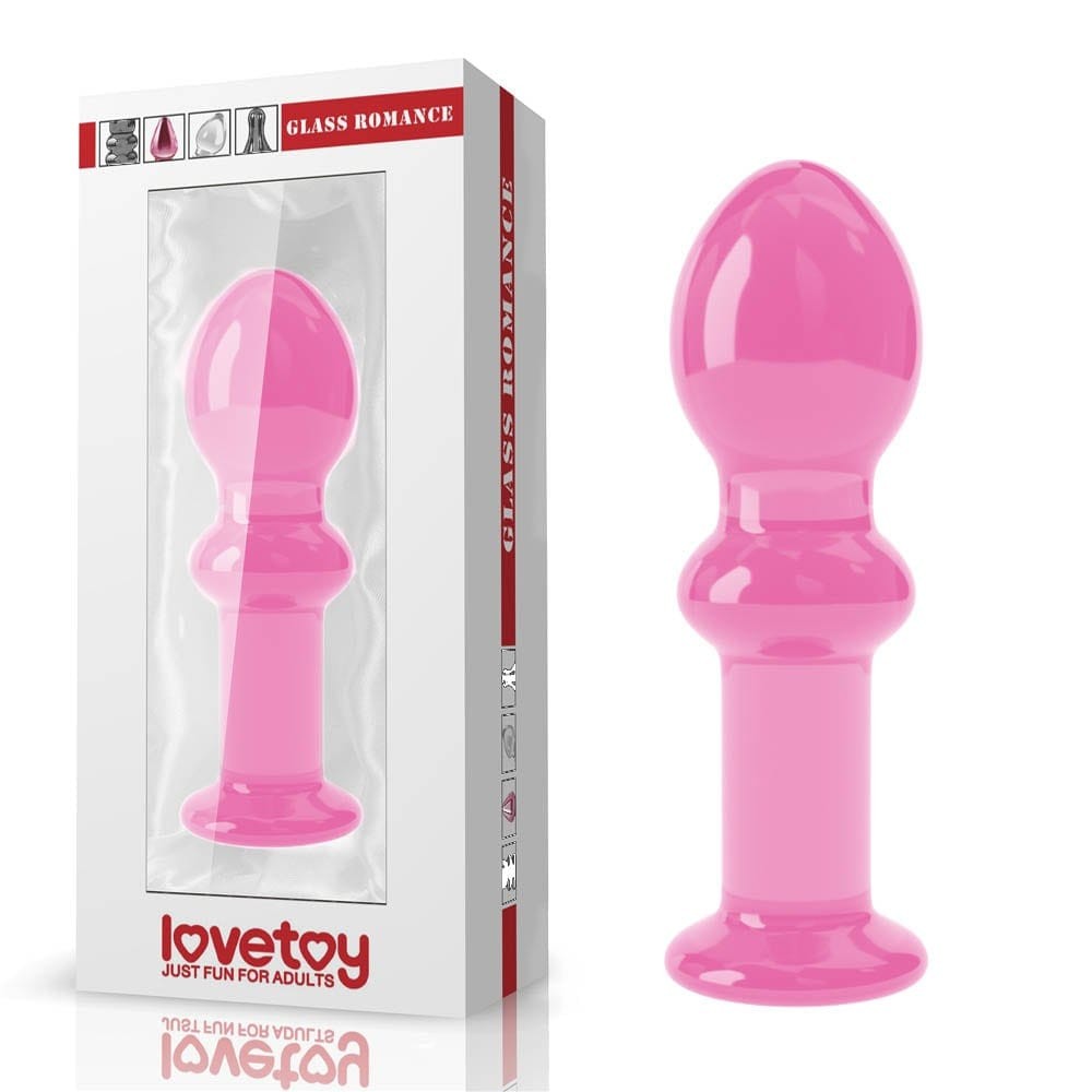 LOVETOY - 4.5" GLASS ROMANCE PINK_B15O50_1
