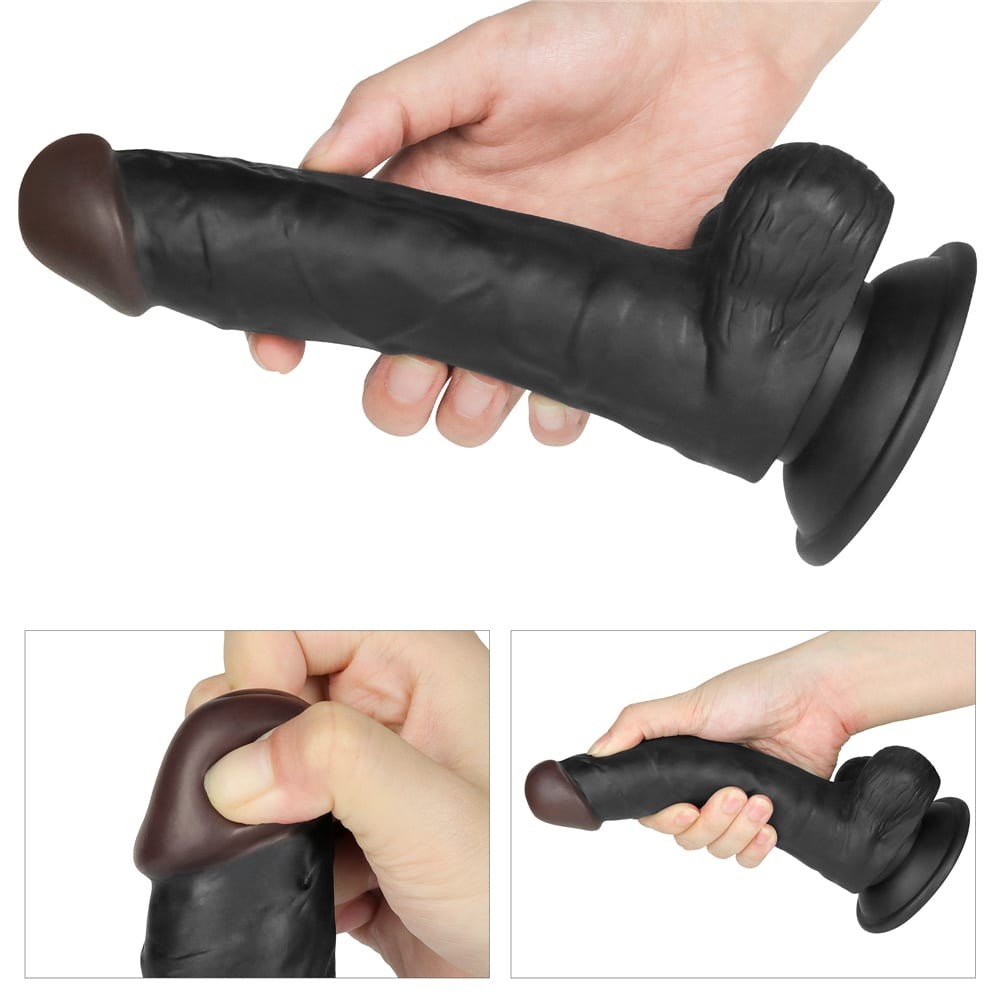 LOVETOY - EASY STRAPON SET 7.5" BLACK