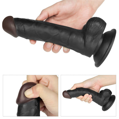 LOVETOY - EASY STRAPON SET 7.5" BLACK