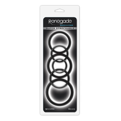 NS TOYS - RENEGADE - BUILD-A-CAGE RINGS - BLACK