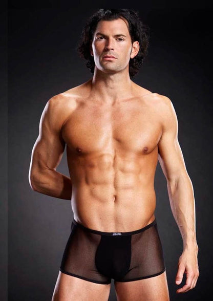 BLUE LINE - MICRO MESH TRUNK BLACK S/M