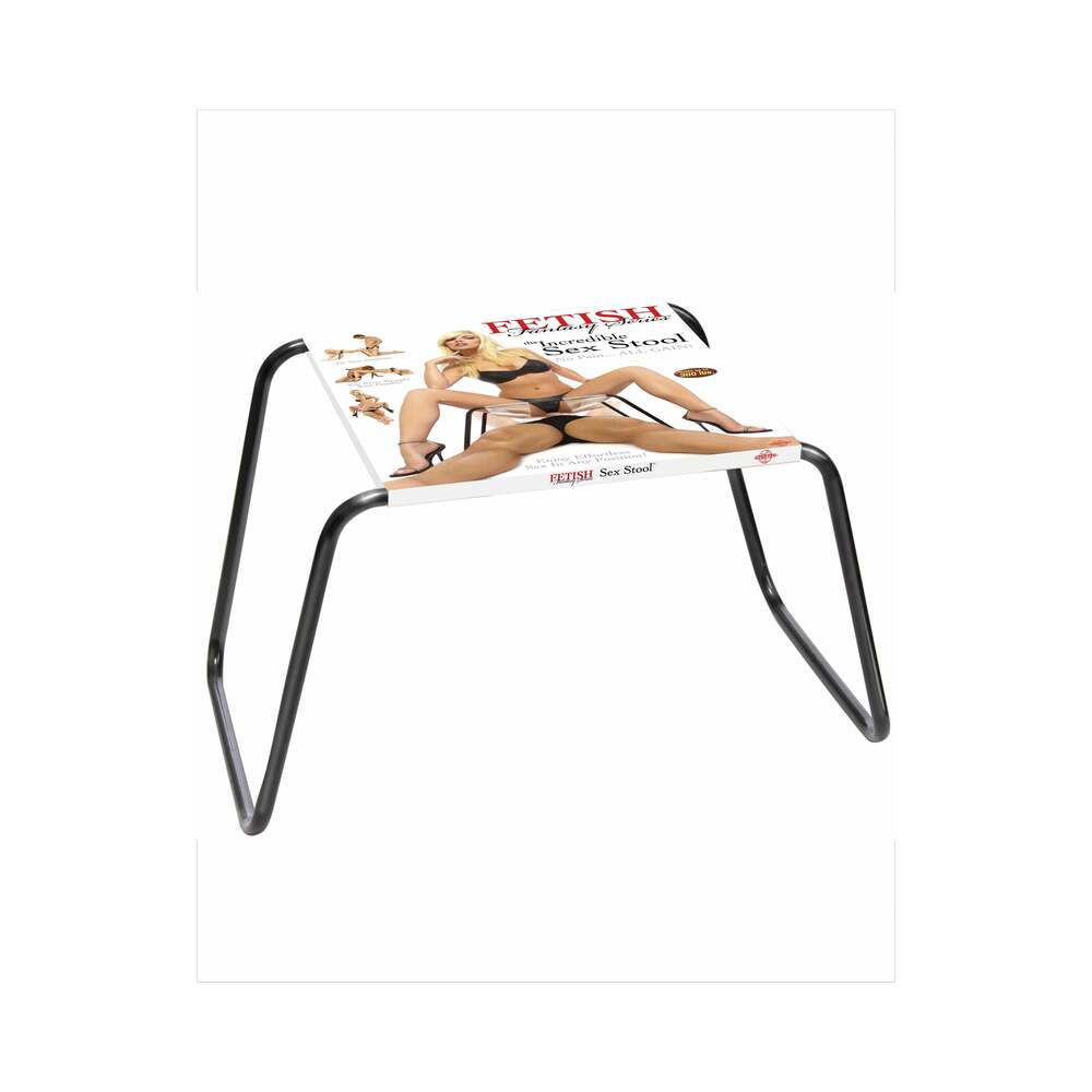 FETISH FANTASY SERIES THE INCREDIBLE SEX STOOL CLEAR/BLACK
