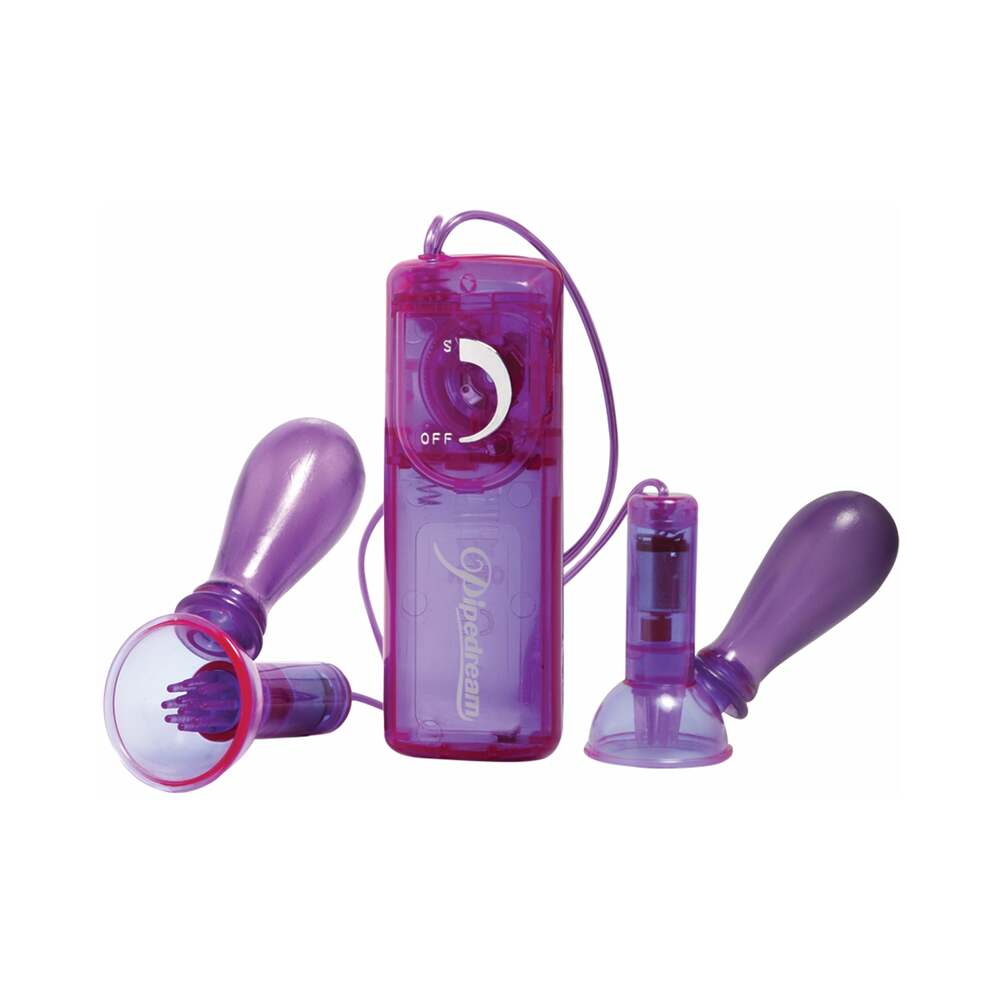 PIPEDREAM - FETISH FANTASY SERIES VIBRATING NIPPLE PUMPS WITH REMOTE