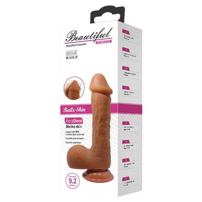DEBRA - BEAUTIFUL JOHNSON 9,2 " DILDO BROWN
