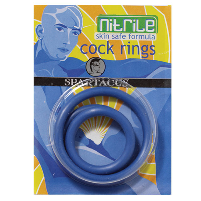 SPARTACUS - NITRILE COCK RING SET ( 3)
