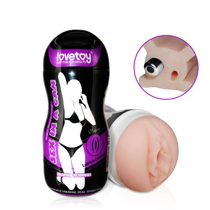 LOVETOY - SEX IN A CAN-VIBRATING VAGINA TUNNEL 2