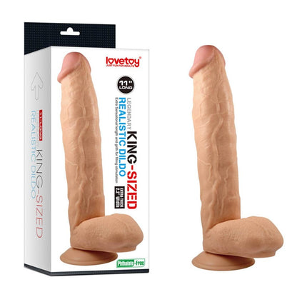 LOVETOY - 11" LEGENDARY KING-SIZED REALISTIC DILDO