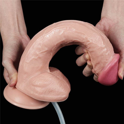 LOVETOY - 11'' SQUIRT EXTREME DILDO FLESH