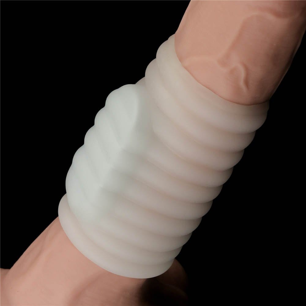 LOVETOY - VIBRATING SPIRAL KNIGHTS RING (WHITE) IV