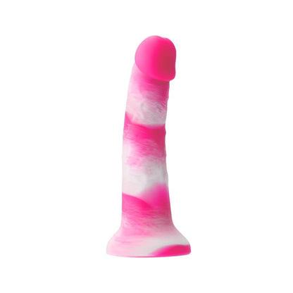 NS TOYS - COLOURS - PLEASURES - YUM YUM  7" DILDO - PINK_B0O25_3