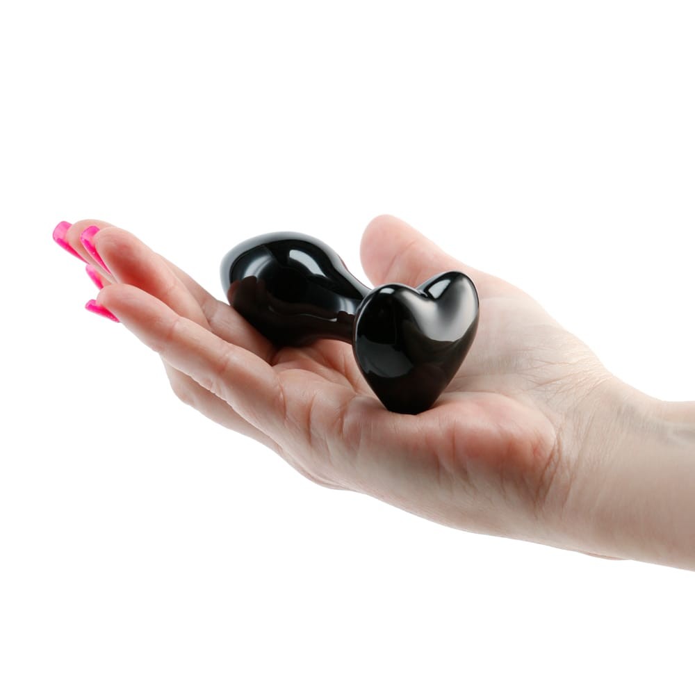 NS TOYS - CRYSTAL - HEART - BLACK