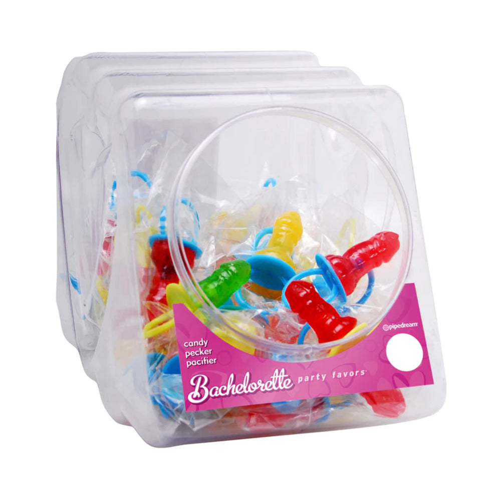 PIPEDREAM - BACHELORETTE PARTY FAVORS CANDY PECKER PACIFIER 48-PIECE DISPLAY BOWL