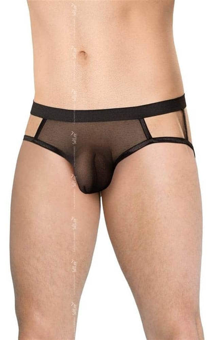 SOFTLINE - MENS BRIEFS 4521 - BLACK {} ONESIZE