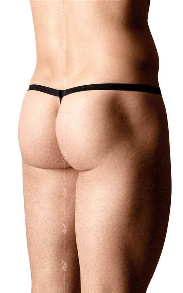 SOFTLINE - MENS THONG 4527 - BLACK {} ONESIZE