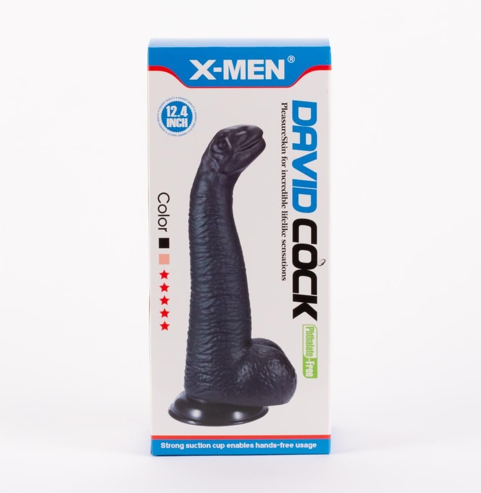 X-MEN - X-MEN DAVID'S 12.4" COCK BLACK I