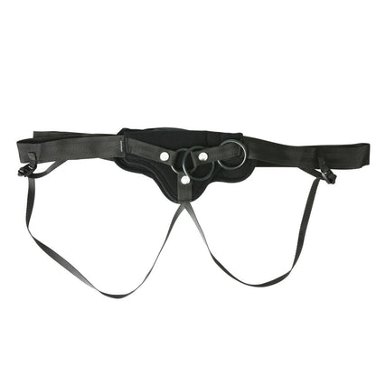 SPORTSHEETS - CURVY COLLECTION ARNÉS STRAP-ON AJUSTABLE TALLA GRANDE DIVINE NEGRO