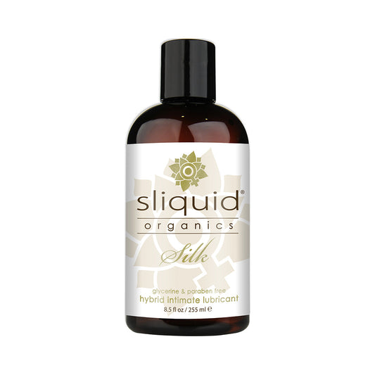 SLIQUID ORGANICS SILK HYBRID LUBRICANT 8.5 OZ.
