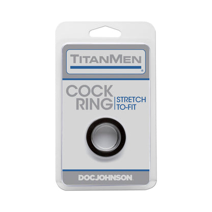 TITANMEN - COCK RING BLACK