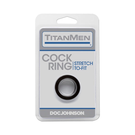 TITANMEN - COCK RING BLACK