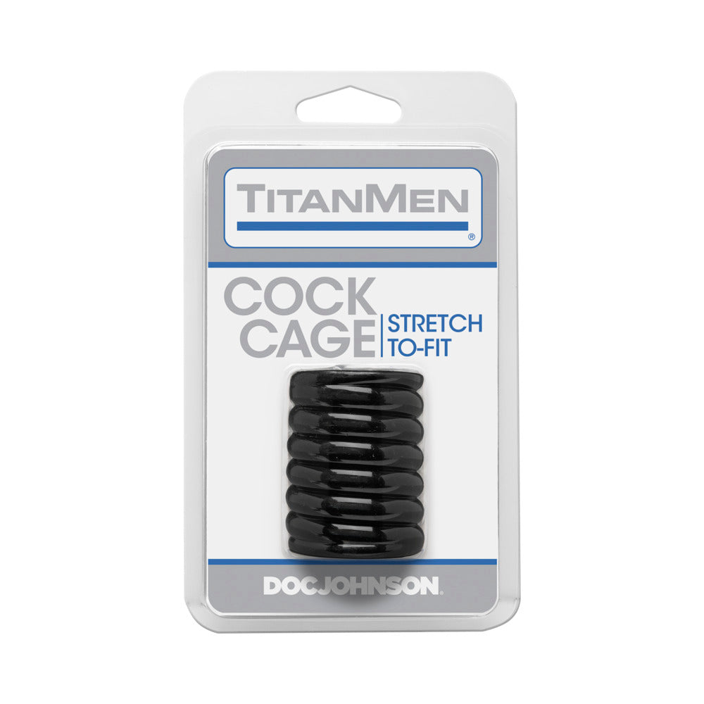 DOC JOHNSON - TITANMEN - COCK CAGE BLACK