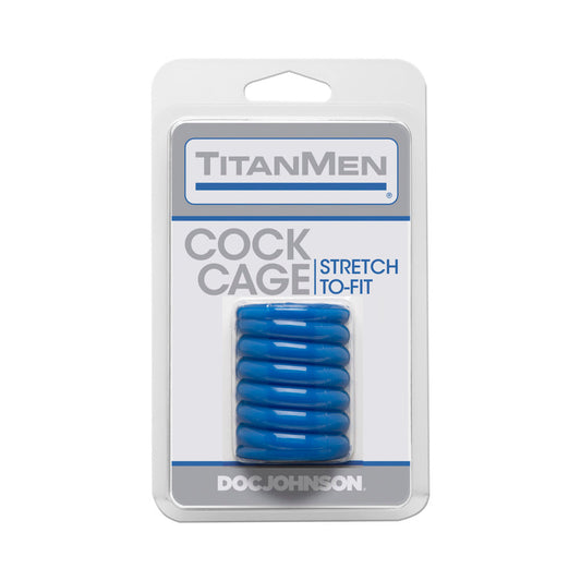 TITANMEN - COCK CAGE BLUE