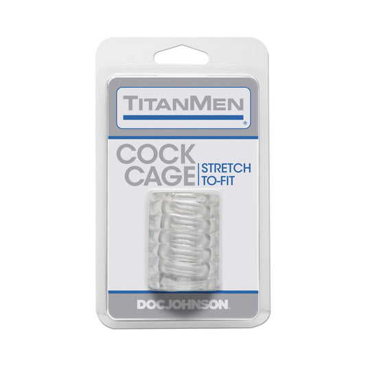 DOC JOHNSON - TITANMEN - COCK CAGE CLEAR