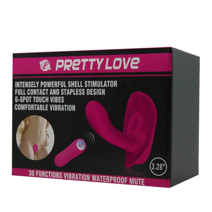 PRETTY LOVE - PRETTY LOVE SHELL STIMULATOR WITH REMOTE CONTROL