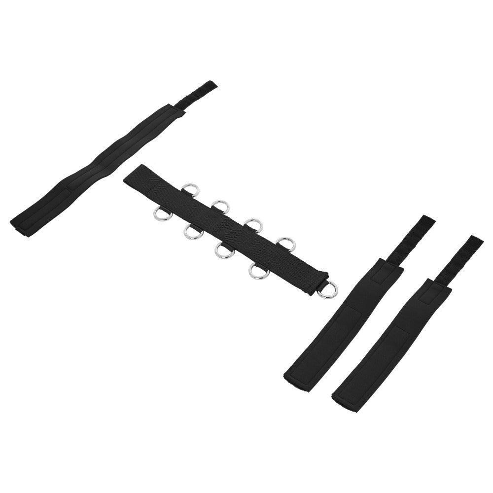 SPORTSHEETS ADJUSTABLE NEOPRENE NECK & WRIST RESTRAINT BLACK