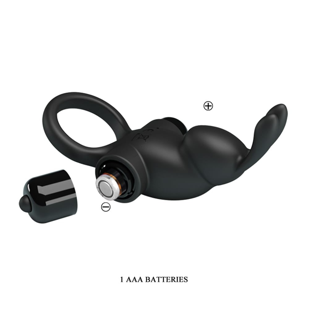 PRETTY LOVE - PRETTY LOVE VIBRANT PENIS RING 1 BLACK