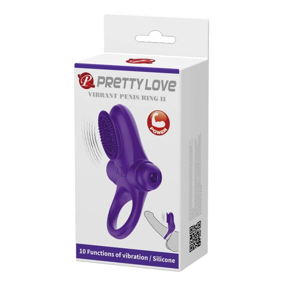 PRETTY LOVE - PRETTY LOVE VIBRANT PENIS RING 2 PURPLE