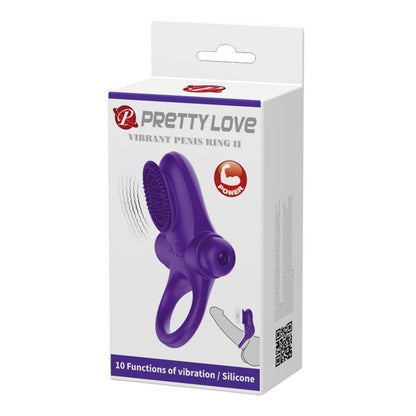 PRETTY LOVE - PRETTY LOVE VIBRANT PENIS RING 2 PURPLE
