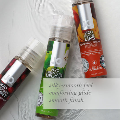 JO H2O PEACHY LIPS FLAVORED WATER-BASED LUBRICANT 4 OZ.