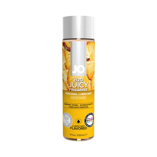 SYSTEM JO - JO H2O JUICY PINEAPPLE FLAVORED WATER-BASED LUBRICANT 4 OZ.