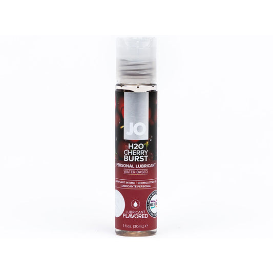 SYSTEM JO - JO H2O CHERRY BURST FLAVORED WATER-BASED LUBRICANT 1 OZ.