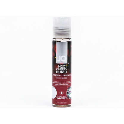 JO H2O CHERRY BURST FLAVORED WATER-BASED LUBRICANT 1 OZ.