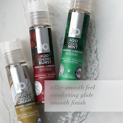 JO H2O CHERRY BURST FLAVORED WATER-BASED LUBRICANT 1 OZ.