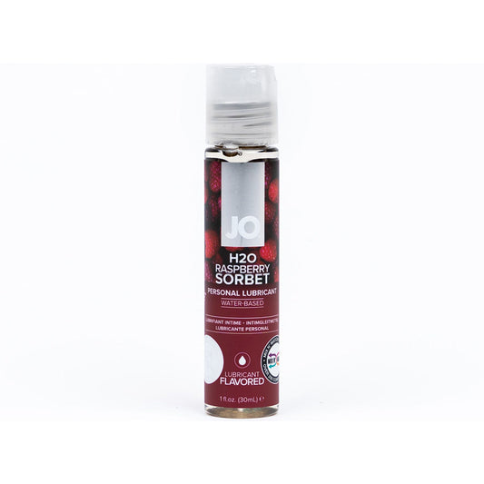 JO H2O RASPBERRY SORBET FLAVORED WATER-BASED LUBRICANT 1 OZ.