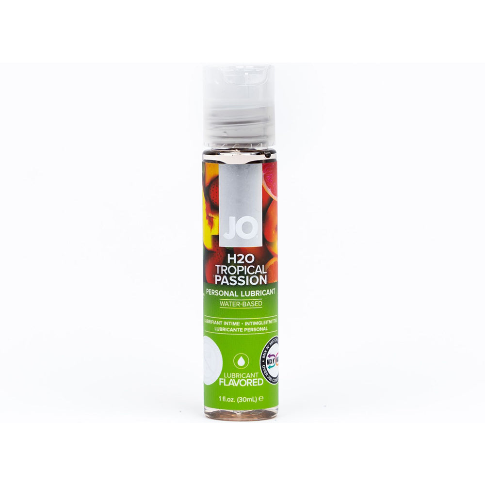 SYSTEM JO - JO H2O TROPICAL PASSION FLAVORED WATER-BASED LUBRICANT 1 OZ.