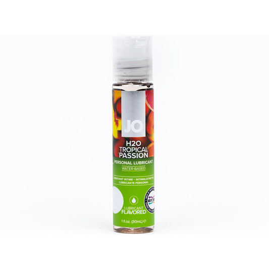 SYSTEM JO - JO H2O TROPICAL PASSION FLAVORED WATER-BASED LUBRICANT 1 OZ.