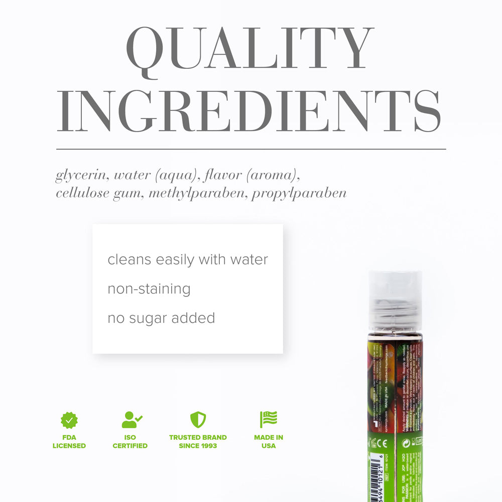 SYSTEM JO - JO H2O TROPICAL PASSION FLAVORED WATER-BASED LUBRICANT 1 OZ.