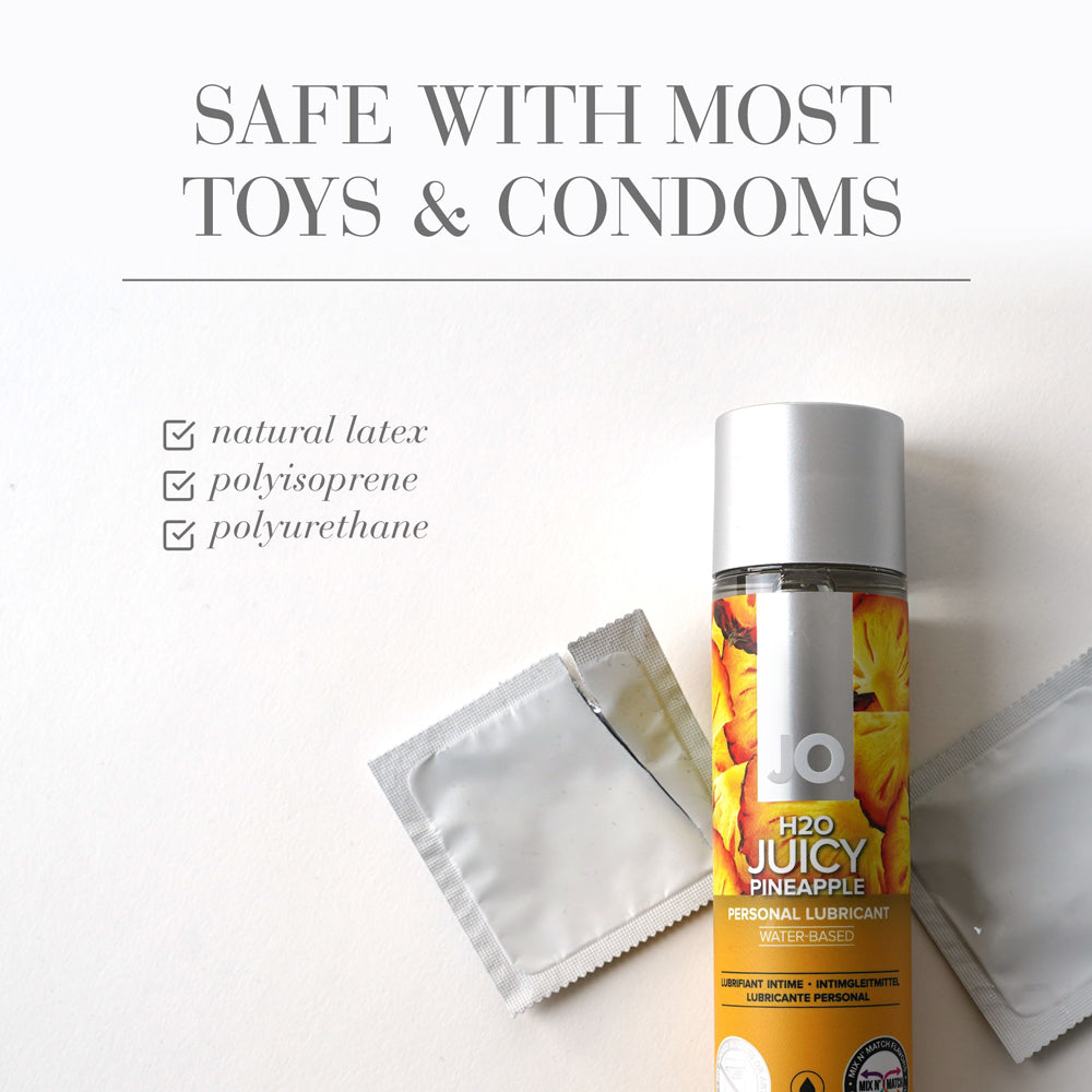 SYSTEM JO - JO H2O JUICY PINEAPPLE FLAVORED WATER-BASED LUBRICANT 1 OZ.