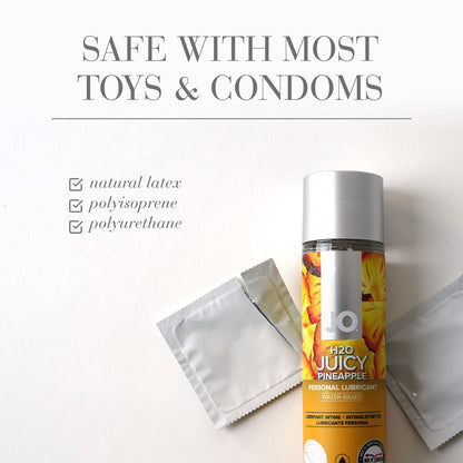 SYSTEM JO - JO H2O JUICY PINEAPPLE FLAVORED WATER-BASED LUBRICANT 1 OZ.
