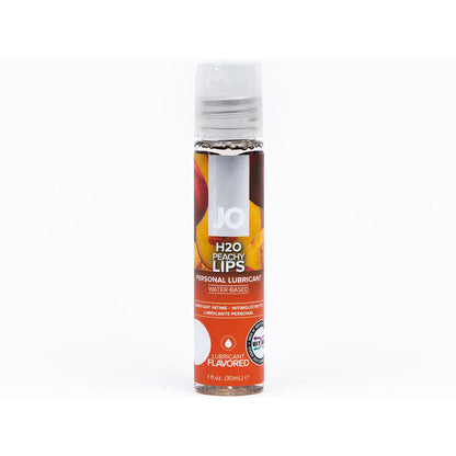 SYSTEM JO - JO H2O PEACHY LIPS FLAVORED WATER-BASED LUBRICANT 1 OZ.