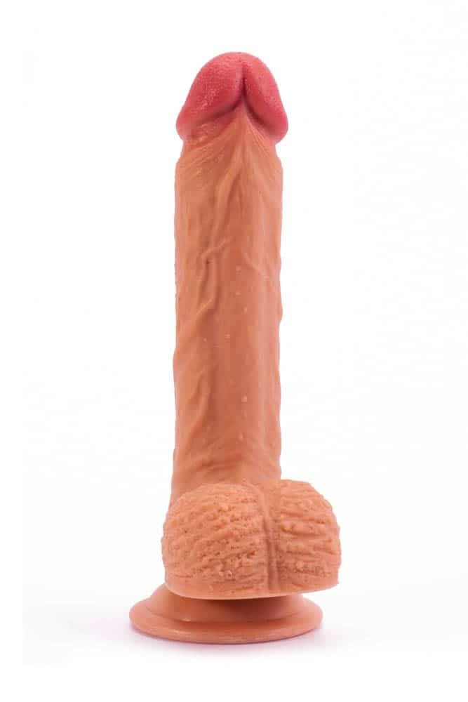 LOVETOY - 8.5 INCH DUAL-LAYERED SILICONE DILDO