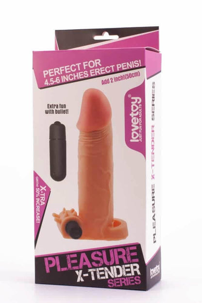 LOVETOY - PLEASURE X-TENDER VIBRATING PENIS SLEEVE #2