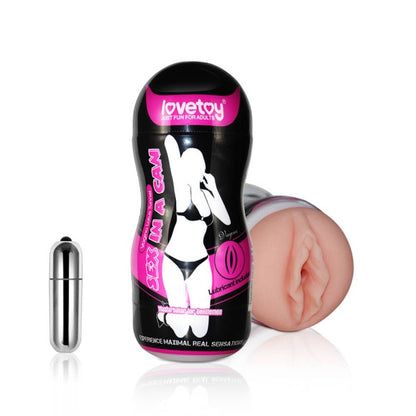 LOVETOY - SEX IN A CAN -VIBRATING VAGINA TUNNEL 1